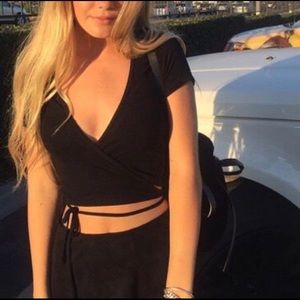 Brandy Melville wrap top